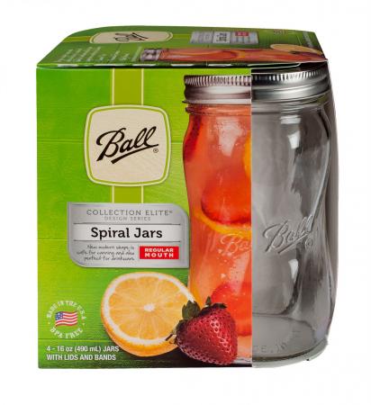 Ball Spiral Jars 16oz