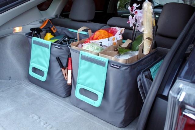 CleverMade Trunk Caddy in Car