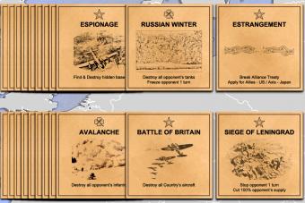 Allies vs Axis cards