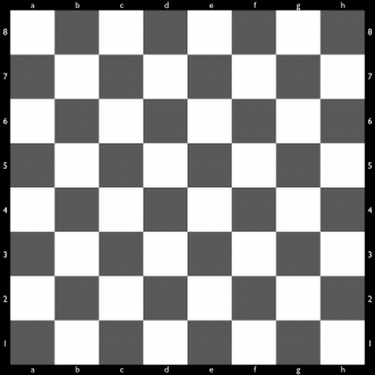 Пустая шахматная доска