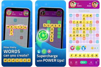 Screenshot of Word Wars game from the Apple Play Store