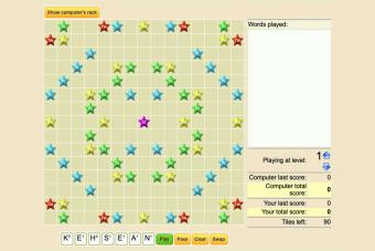 Screenshot of Scrabble from Scrabble Games