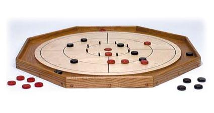 Crokinole board from WorkshopSupply.com