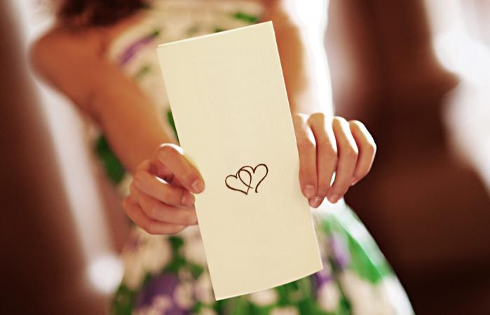 Programa de ceremonia de matrimonio