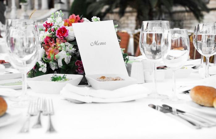 Menú de boda
