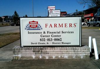 Insurance sign