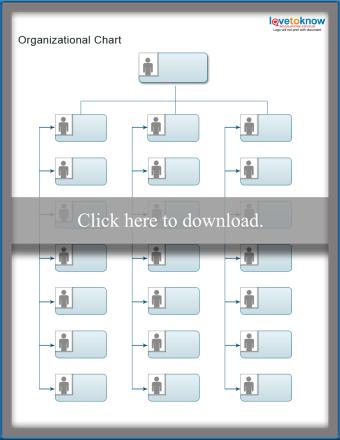 Blank Organizational Chart Template 