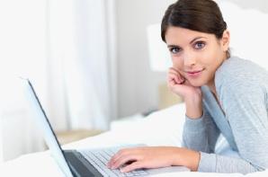 Woman on laptop