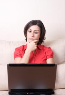 Woman with Computer