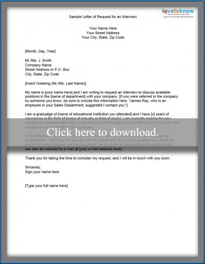 Request Letter Format Download Request Letter Sample