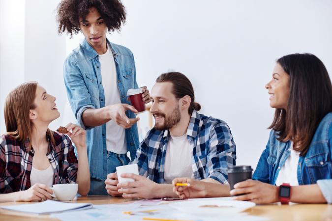 Diverse business team