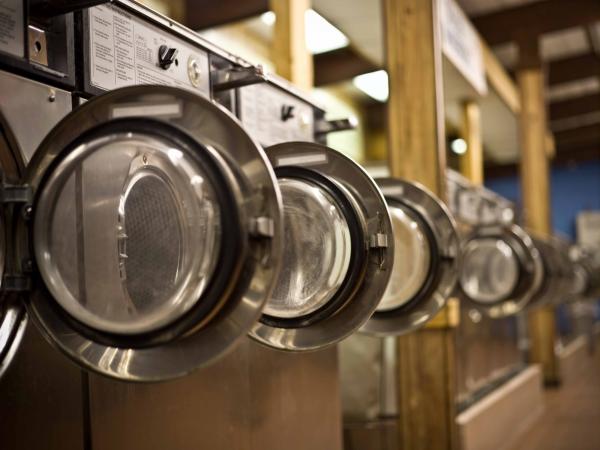 Row of laundry machine