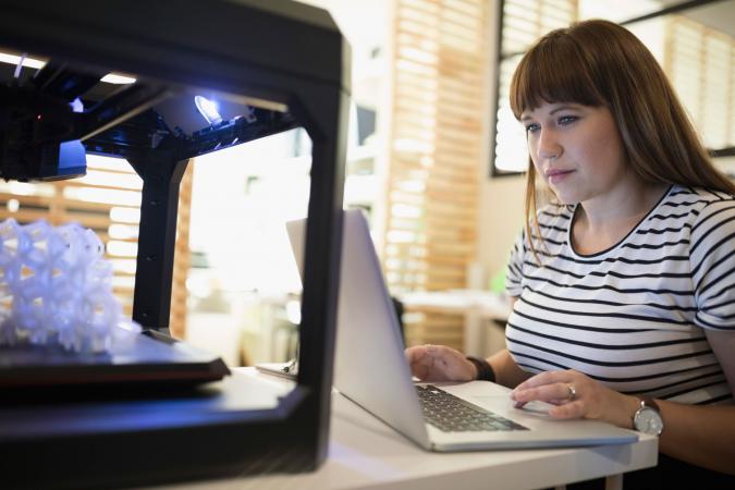 Working with 3D printer