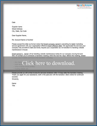 Advertising Agency Of Record Letter Template