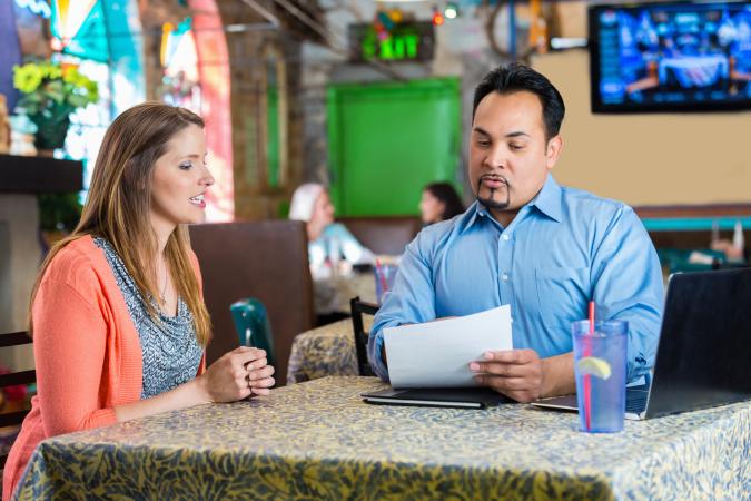 Waitress interview
