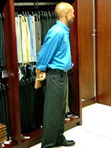 customer service in the suit department