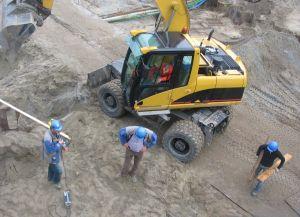 Bonded construction contractors at work