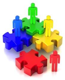 Image equating worker with missing puzzle piece