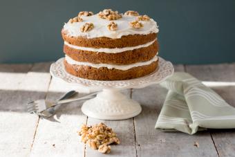 Rustic Naked Carrot Cake
