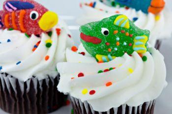 Fish cupcakes