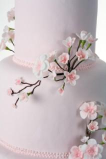 Cake with blossoms
