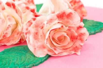 Roses made from gum paste; copyright Pamela Panella at Dreamstime.com