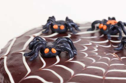 Spider web cake