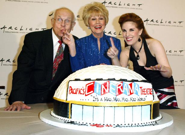 Johnny Grant, Karen Sharpe and Katherine Kramer