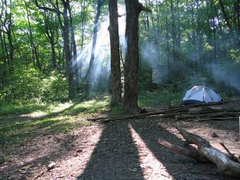 Camping at Kettle Moraine State Forest