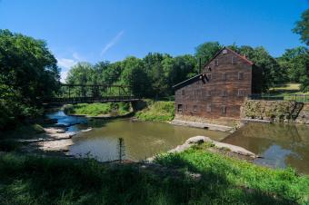 Wildcat Den State Park Bridge & Grist Mill