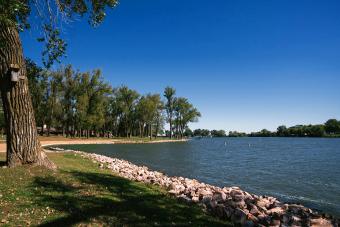 Blue Lake at Lewis and Clark State Park, Iowa