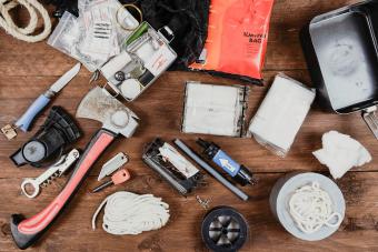 Contents of a survival kit