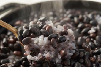 black beans and white rice