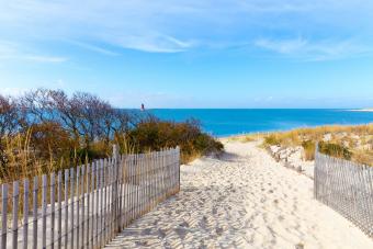 A seascape view at Cape Henlopen, Delaware in Lewes