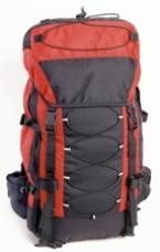 A typical backpacker's pack.