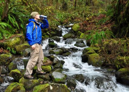 Columbia Gorge, Oregon Hiker