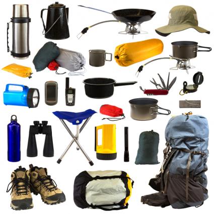 camp tools equipment