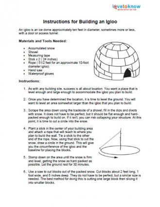A traditional igloo