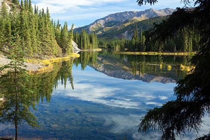 Horseshoe Lake at Denali National Park