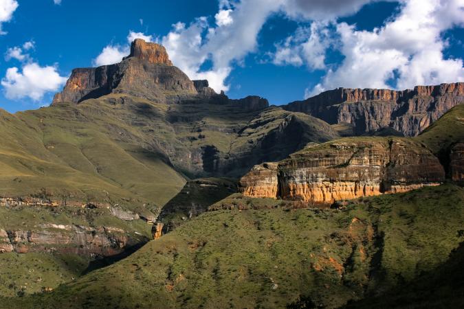 Amphitheater, Drakensberg mountains, Royal Natal NP, South Africa