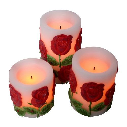 Embossed Rose Candle LoveToKnow