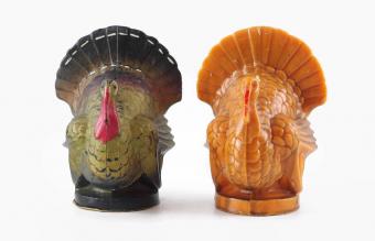 vintage Gurley turkey candles