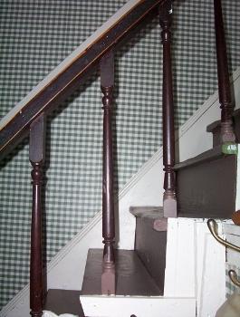 Staircase with balusters