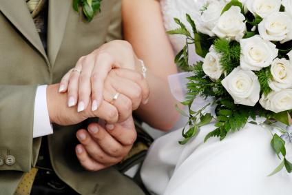 Unity candles are popular in wedding ceremonies.