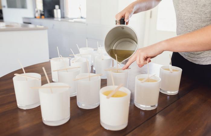 Candle Making Process