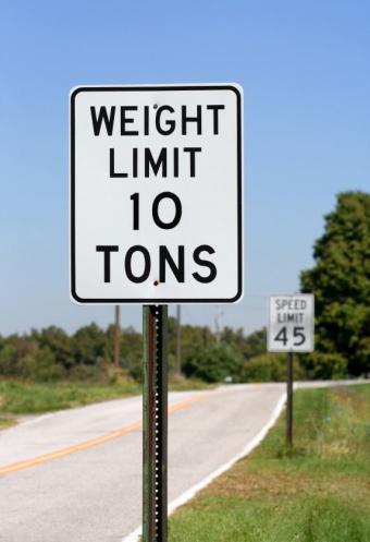 weight limit sign