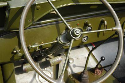 vintage jeep steering wheel