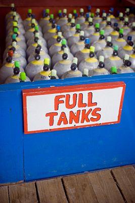 compressed air tanks