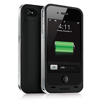 Mophie Juice Pack Air Case and Rechargeable Battery (Black, Verizon and AT