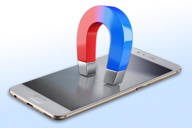phone and magnet
